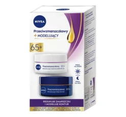 NIVEA Przeciwzmarszczkowy + Modelujący 2 pack krem na dzień SPF30 65+ 50 ml + krem na noc 50 ml
