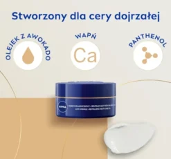 NIVEA przeciwzmarszczkowy rewitalizujący krem do twarzy 55+ na noc 50 ml
