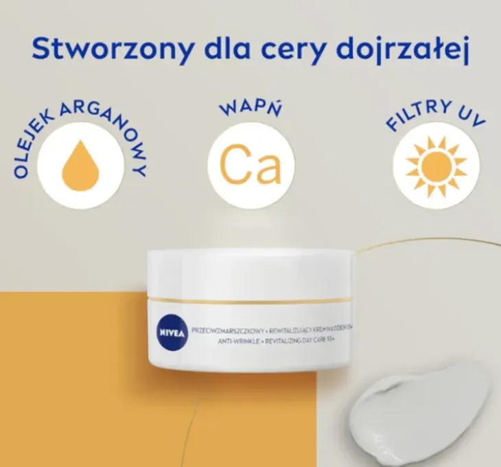 NIVEA przeciwzmarszczkowy rewitalizujący krem do twarzy na dzień SPF15 50 ml