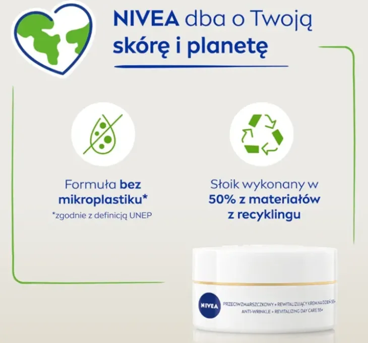 NIVEA przeciwzmarszczkowy rewitalizujący krem do twarzy na dzień SPF15 50 ml