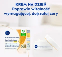 NIVEA przeciwzmarszczkowy rewitalizujący krem do twarzy na dzień SPF15 50 ml