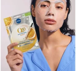 NIVEA Q10 Energy przeciwzmarszczkowa maska w płachcie 1 sztuka
