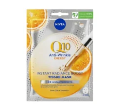 NIVEA Q10 Energy przeciwzmarszczkowa maska w płachcie 1 sztuka