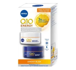 NIVEA Q10 Energy zestaw krem na dzień SPF15 50 ml + krem na noc 50 ml