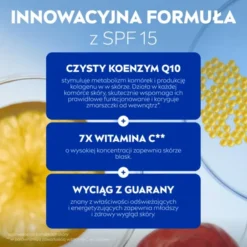 NIVEA Q10 Przeciwzmarszczkowa Energia rozświetlający krem na dzień SPF15 50 ml