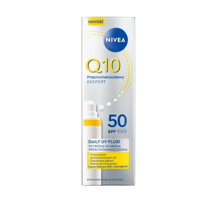 NIVEA Q10 Przeciwzmarszczkowy Ekspert krem na dzień SPF50 40 ml