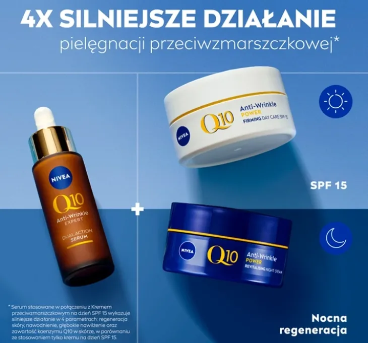 NIVEA Q10 Przeciwzmarszczkowy Ekspert podwójnie aktywne serum 30 ml