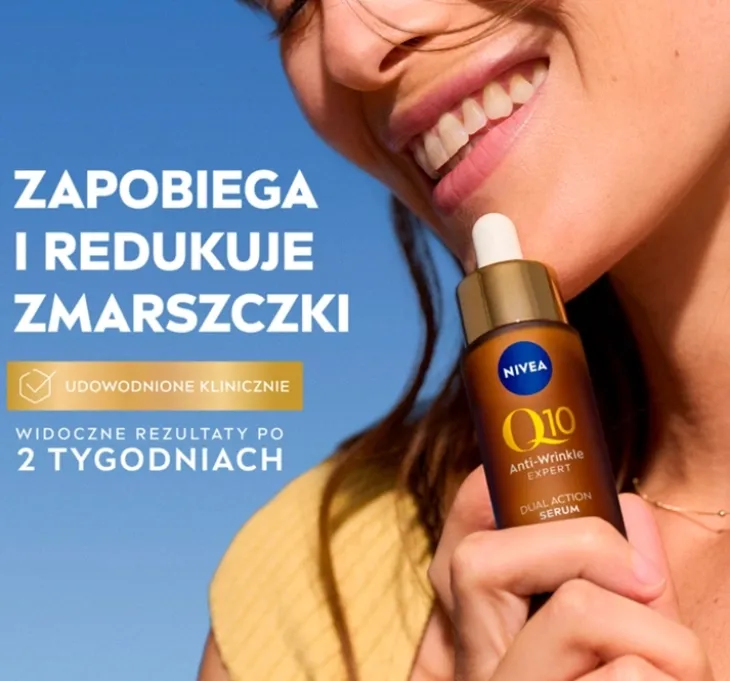 NIVEA Q10 Przeciwzmarszczkowy Ekspert podwójnie aktywne serum 30 ml