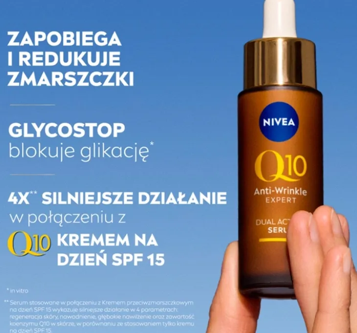 NIVEA Q10 Przeciwzmarszczkowy Ekspert podwójnie aktywne serum 30 ml