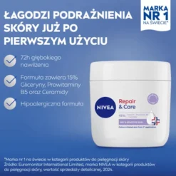 NIVEA Repair&Care krem nawilżająco-ochronny do ciała, twarzy i dłoni 400 ml