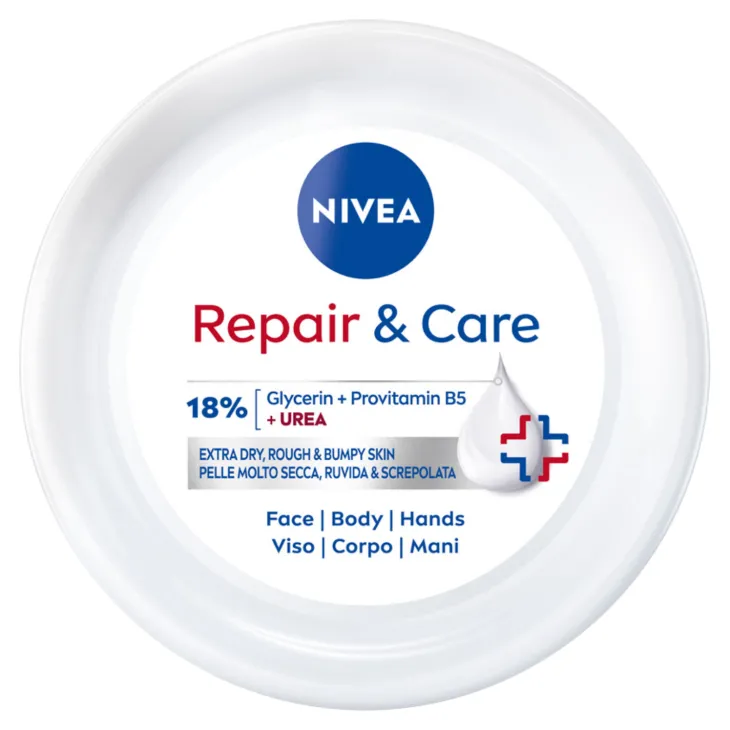NIVEA Repair&Care krem nawilżająco-regenerujący do ciała, twarzy i dłoni 400 ml