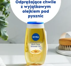 NIVEA Rich Care pielęgnujący olejek pod prysznic 200 ml