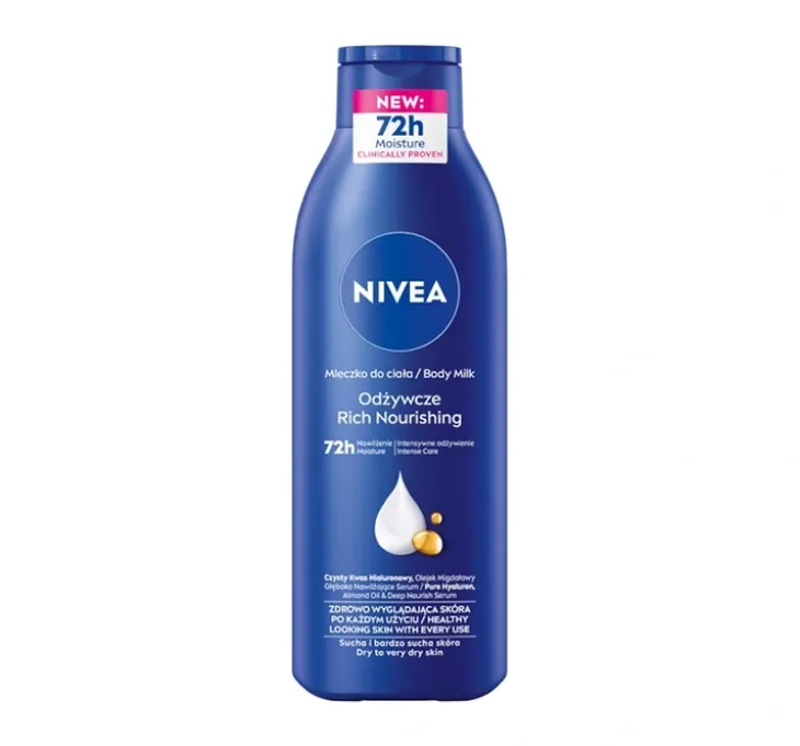 NIVEA Rich Nourishing odżywcze mleczko do ciała do skóry bardzo suchej 400 ml