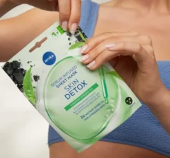 NIVEA Skin Detox oczyszczająca maska w płachcie 1 sztuka