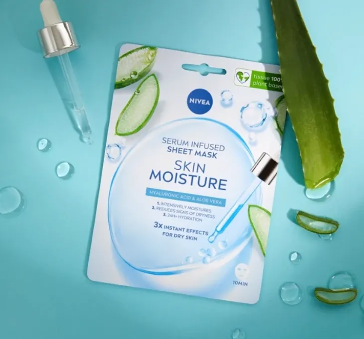 NIVEA Skin Moisture nawilżająca maska w płachcie 1 sztuka