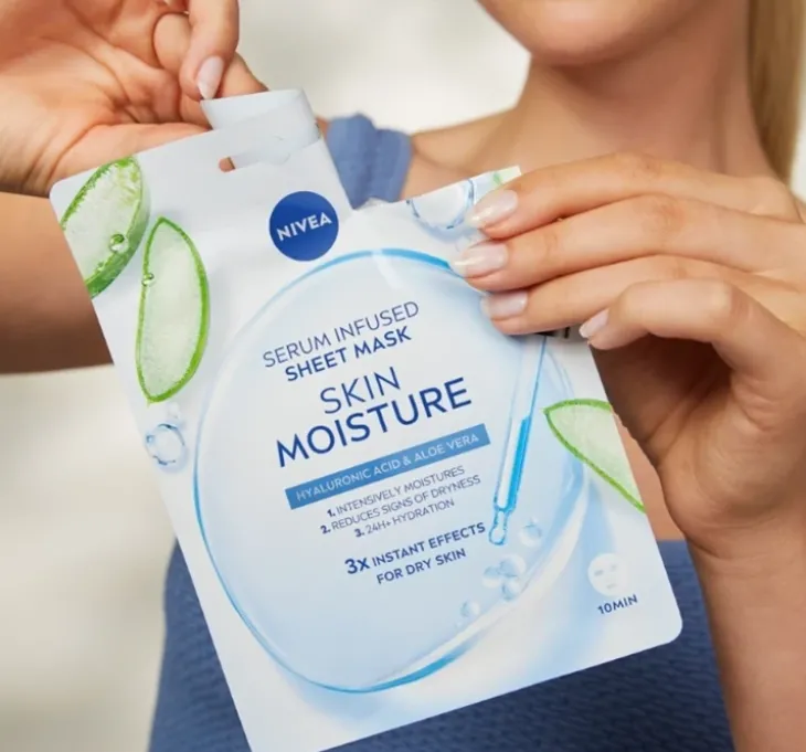 NIVEA Skin Moisture nawilżająca maska w płachcie 1 sztuka