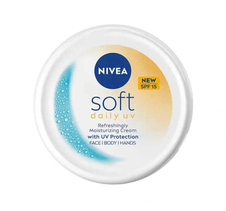 NIVEA Soft Daily UV SPF15 intensywnie nawilżający krem do twarzy 100 ml