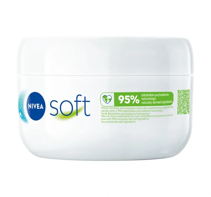 NIVEA Soft intensywnie nawilżający krem do twarzy, ciała i dłoni 300 ml