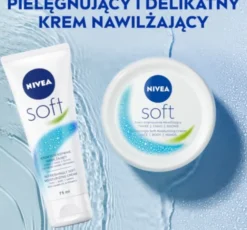 NIVEA Soft intensywnie nawilżający krem do twarzy, ciała i dłoni 75 ml
