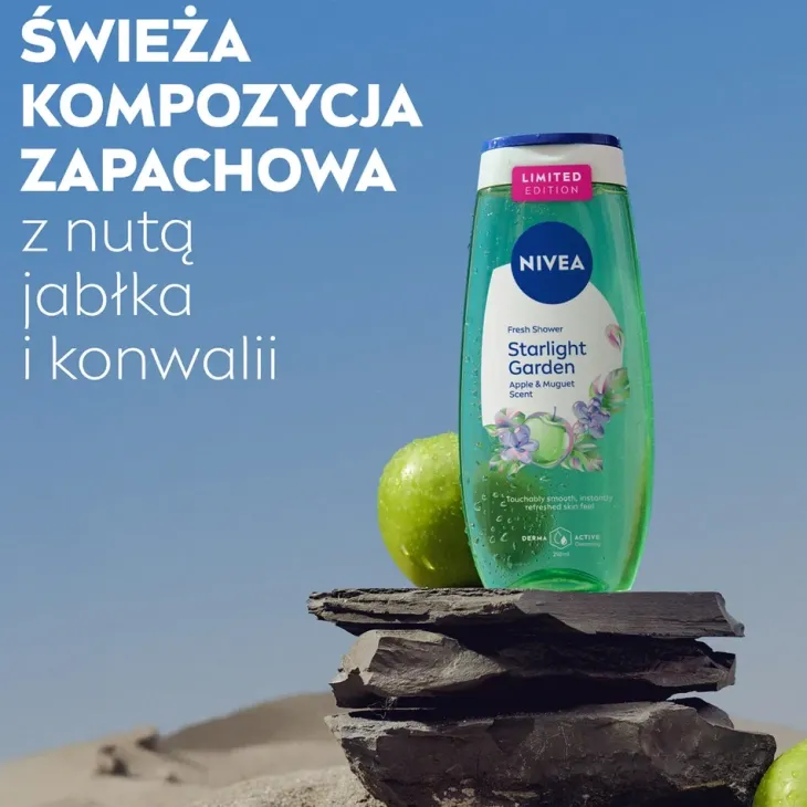 NIVEA Starlight Garden żel pod prysznic Jabłko i Konwalia 250 ml