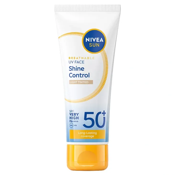 NIVEA SUN Breathable UV Face matujący krem do twarzy z bardzo wysoką ochroną SPF 50+ 40 ml