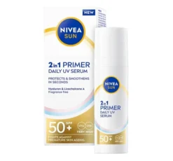 NIVEA SUN Daily UV Serum primer 2w1 przeciwsłoneczny SPF50+ baza pod makijaż 30 ml