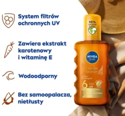 NIVEA SUN karotenowy olejek do opalania spray SPF6 200 ml