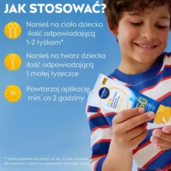 NIVEA SUN Kids Daily UV Protect balsam do opalania dla dzieci do twarzy i ciała SPF50+ 100 ml