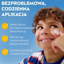 NIVEA SUN Kids Daily UV Protect balsam do opalania dla dzieci do twarzy i ciała SPF50+ 100 ml