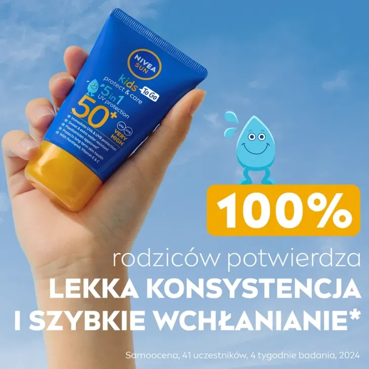 NIVEA SUN Kids Protect&Care balsam ochronny do opalania dla dzieci SPF50+ 50 ml