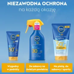 NIVEA SUN Kids Protect & Care spray do opalania dla dzieci z wysoką ochroną SPF30 250 ml