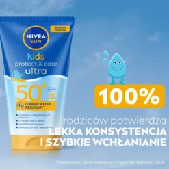 NIVEA SUN Kids Protect & Care Ultra balsam do opalania dla dzieci z bardzo wysoką ochroną SPF50+ 150 ml