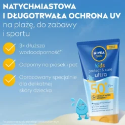 NIVEA SUN Kids Protect & Care Ultra balsam do opalania dla dzieci z bardzo wysoką ochroną SPF50+ 150 ml