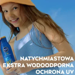 NIVEA SUN Kids Protect&Moisture przeciwsłoneczny balsam do opalania dla dzieci SPF50 200 ml