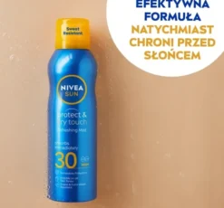 NIVEA SUN Protect&Dry Touch balsam ochronny na słońce w sprayu SPF30 200 ml