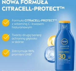 NIVEA SUN Protect & Moisture balsam do opalania SPF30 100 ml