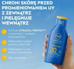 NIVEA SUN Protect & Moisture balsam do opalania SPF30 100 ml