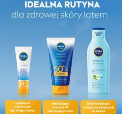 NIVEA SUN Protect&Moisture Invisible Finish balsam do opalania SPF50+ 150 ml