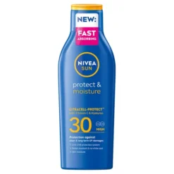 NIVEA SUN Protect & Moisture nawilżający balsam do opalania SPF30 200 ml