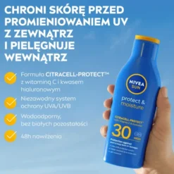 NIVEA SUN Protect & Moisture nawilżający balsam do opalania SPF30 200 ml