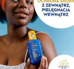 NIVEA SUN Protect&Moisture przeciwsłoneczny balsam ochronny w sprayu SPF30 200 ml