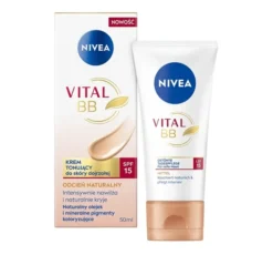 NIVEA Vital BB krem tonujący do skóry dojrzałej SPF15 odcień naturalny 50 ml