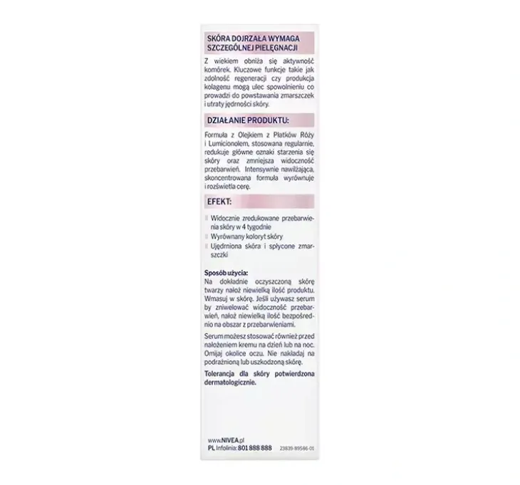 NIVEA Vital przeciwzmarszczkowe serum do twarzy 40 ml