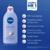 NIVEA wygładzające mleczko do ciała z pompką do suchej skóry 625 ml