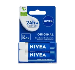 NIVEA zestaw pielęgnująca pomadka do ust Original 2 x 4,8 g