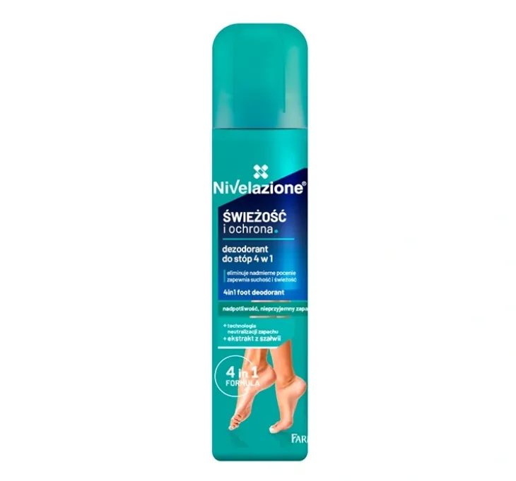 Nivelazione Świeżość i Ochrona dezodorant do stóp 4w1 180 ml