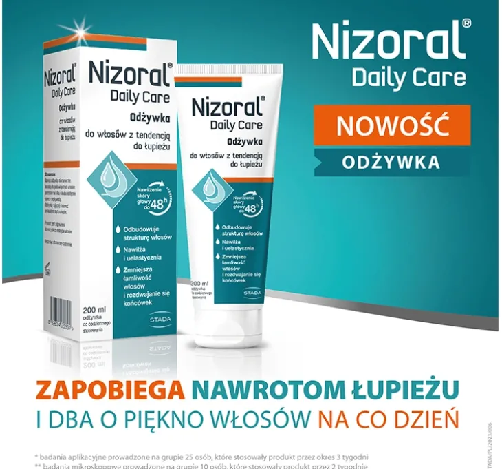 Nizoral Daily Care odżywka do włosów z tendencją do łupieżu 200ml