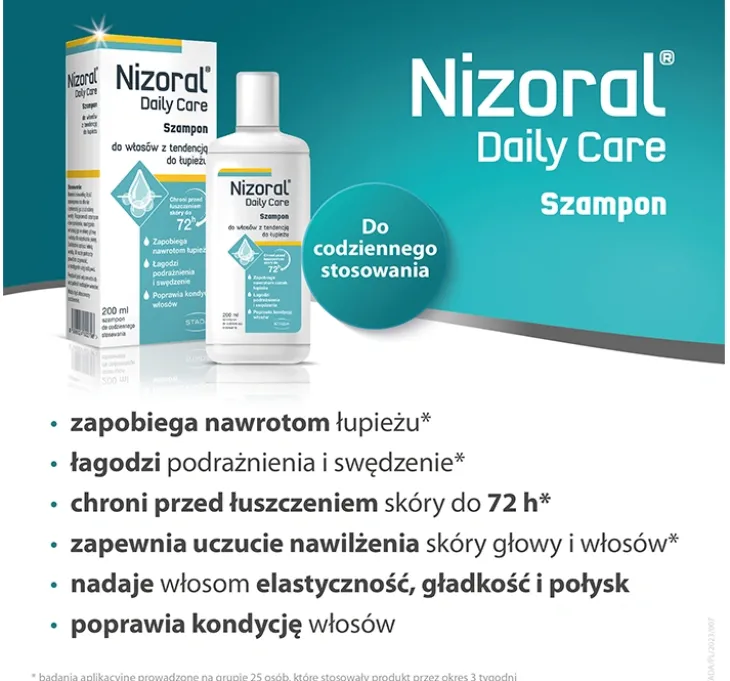 Nizoral Daily Care szampon do włosów z tendencją do łupieżu 200ml
