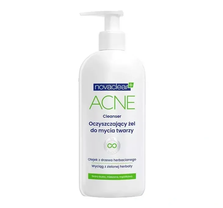 Novaclear Acne oczyszczający żel do mycia twarzy 150 ml