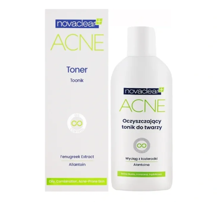 Novaclear Acne oczyszczający tonik do mycia twarzy 150 ml